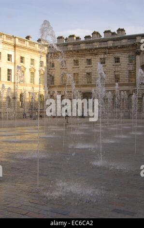 Courtyard at Somerset House in London, England Stock Photo