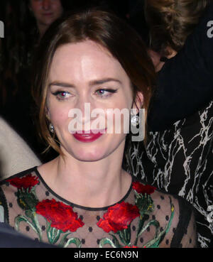 New York, USA. 08th Dec, 2014. Actor Emily Blunt at the afterparty for the movie premiere of 'Into The Woods' Credit:  Vidura Luis Barrios/Alamy Live News Stock Photo