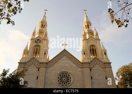 Saints Peter and Paul Catholic Church, North Beach, San Francisco, California Stock Photo