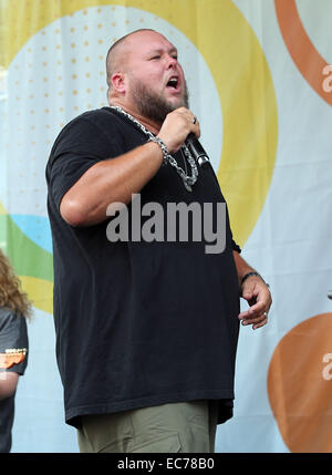 Big Smo Performs at Bud Light Stage at The 2014 CMA Music Festival Nashville  Featuring: Big Smo Where: Nashville, Tennessee, United States When: 06 Jun 2014 Stock Photo