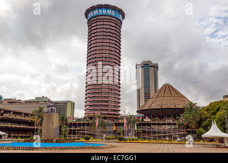 Kenyatta International Conference Centre located in the central business district of Nairobi Stock Photo