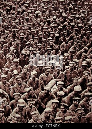 German Prisoners in France during World War One Circa 1916 Stock Photo ...