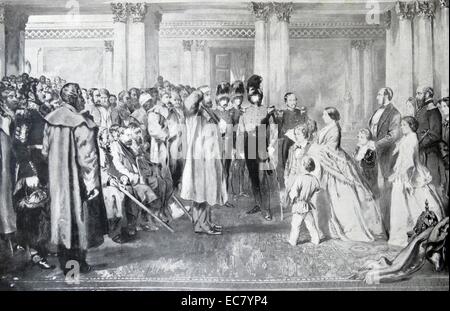 QUEEN VICTORIA and Prince Albert receive French King Louis Philippe Stock Photo: 38430746 - Alamy