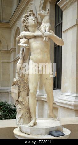 AN ITALIAN MARBLE FIGURE OF THE CALLIPYGIAN VENUS