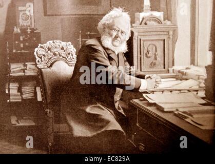 Henrik Johan Ibsen (1828 – 23 May 1906) major 19th-century Norwegian playwright, theatre director Stock Photo