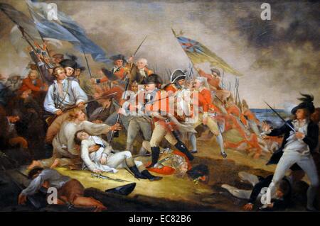 trumbull - death general warren battle bunker hill june 17 1775 1786 ...