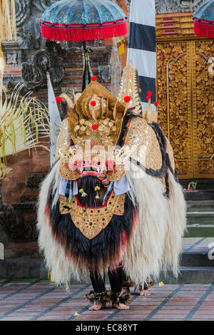 Barong and Kris Dance, Traditional Balinese dance, Ubud, Bali Island, Indonesia Stock Photo