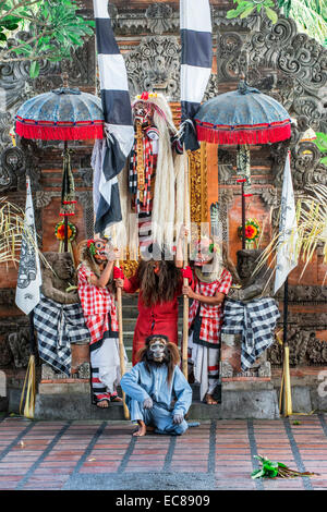 Barong and Kris Dance, Traditional Balinese dance, Ubud, Bali Island, Indonesia Stock Photo