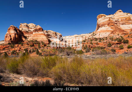 Sedimentary rock, Grand Staircase Escalante National Monument, Utah Stock Photo