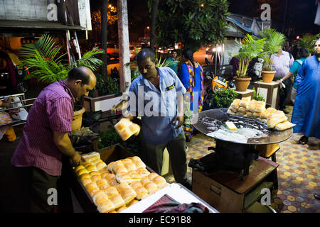 Pav Bhaji is one of Mumbai's most popular street food. Stock Photo