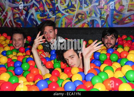 Brooklyn, NY, USA. 10th Dec, 2014. George Daniel, Adam Hann, Ross MacDonald, Matthew Healy, The 1975 at arrivals for Tumblr's First Annual Year In Review Party, Brooklyn Night Bazaar, Brooklyn, NY December 10, 2014. Credit:  Gregorio T. Binuya/Everett Collection/Alamy Live News Stock Photo