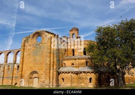 Ruins of Santa Maria de Moreruela Cistercian monastery, 12th century, Zamora province, Castilla-León, Spain, Europe Stock Photo