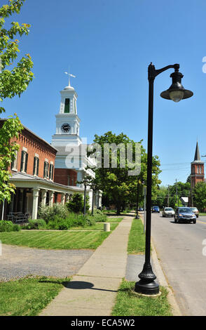 Town Trumansburg, New York State, United States Stock Photo