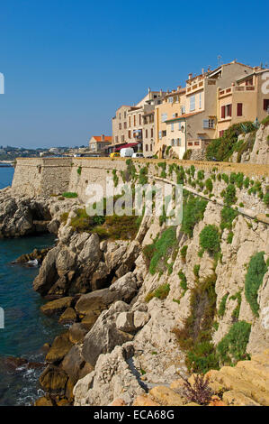 Old town, Antibes, Provence-Alpes-Cote d'Azur, French Riviera, France, Europe Stock Photo