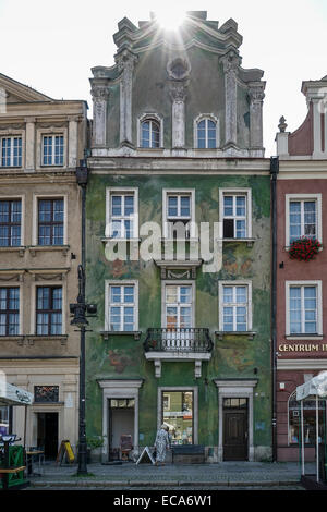 Green house in Poznan Stock Photo