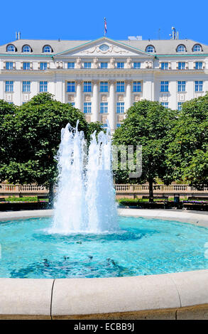 Zagreb, Croatia. Hotel Esplanade (1925) on Mihanoviceva (street) Stock Photo