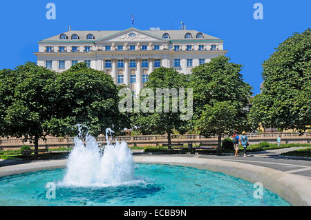 Zagreb, Croatia. Hotel Esplanade (1925) on Mihanoviceva (street) Stock Photo