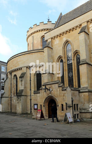 Temple Church in London, England. The church dates from the 12th century and was built by the Knights Templar. Stock Photo