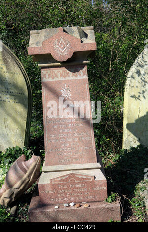 united kingdom north london highgate cemetery east Stock Photo