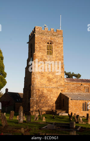 St. Mary Magdalene Church, Wardington, Oxfordshire, England, UK Stock Photo
