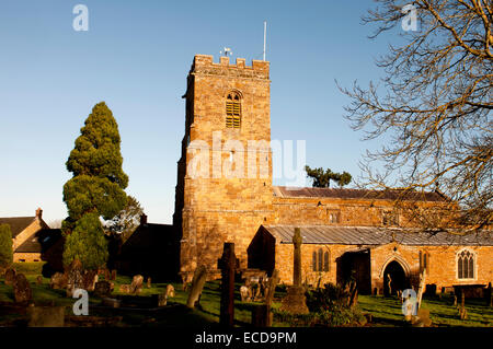 St. Mary Magdalene Church, Wardington, Oxfordshire, England, UK Stock Photo