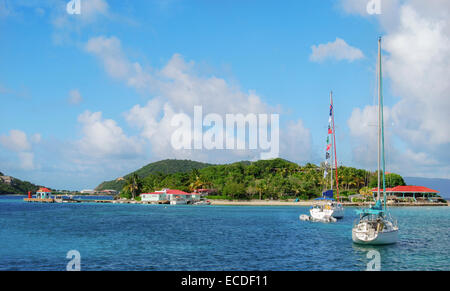 Marina Cay, British Virgin Islands, Caribbean Stock Photo