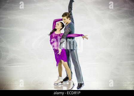 Barcelona, Catalonia, Spain. 11th Dec, 2014. ALLA LOBODA/PAVEL DROZD (RUS) perform in the DANCE JUNIOR - Short program during the ISU Grand Prix of Figure Skating Final in Barcelona - The ISU Grand Prix of Figure Skating Final, to be held jointly with the ISU Junior Grand Prix Final, is the crowning event of the Grand Prix Series circuit taking place in Barcelona. Credit:  Matthias Oesterle/ZUMA Wire/ZUMAPRESS.com/Alamy Live News Stock Photo