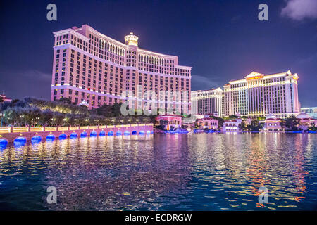 The Bellagio hotel and casino in Las Vegas. Stock Photo