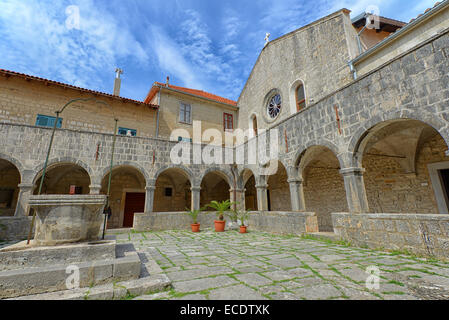 Franciscan Monastery at Kosljun in Island Krk, Croatia Stock Photo
