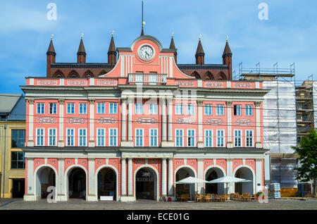 Town Hall. Rostock, Germany Stock Photo