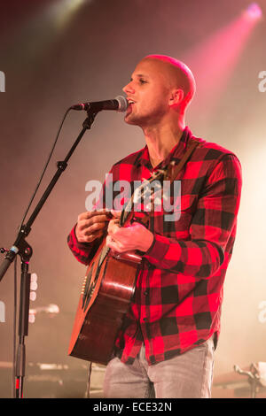 The Belgian singer-songwriter Milow live in the Schüür, Lucerne, Switzerland Stock Photo