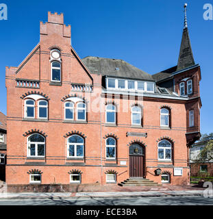 Former Port Authority, today Niedersachsen Ports branch, Emden, East Frisia, Lower Saxony, Germany Stock Photo