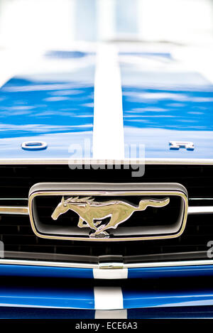 Ford Mustang, grille emblem Stock Photo