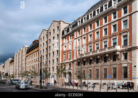 Marseilles La Joliette Quay or Waterfront Marseille France French Stock Photo