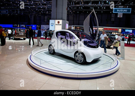 GENEVA - MARCH 8: The Tata Pixel on display at the 81st International Motor Show Palexpo-Geneva on March 8; 2011  in Geneva, Swi Stock Photo