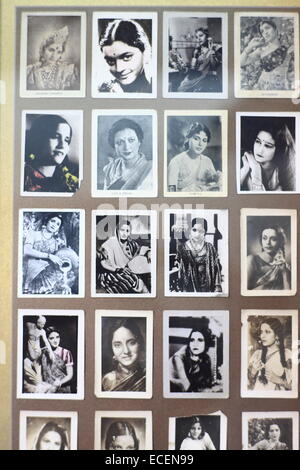 Mumbai, India. 14th Nov, 2014. Portraits of Yester year's Bollywood Film actresses hangs on the walls of the Film Heritage Foundation. © Subhash Sharma/ZUMA Wire/ZUMAPRESS.com/Alamy Live News Stock Photo