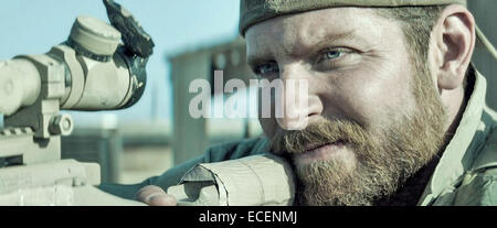 AMERICAN SNIPER 2014 Warner Bros film with Bradley Cooper Stock Photo