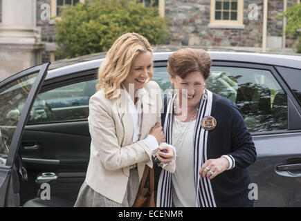 BIG DRIVER 2014 Lifetime film with Maria Bello at left and Ann Dowd Stock Photo