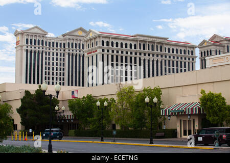 Las Vegas, USA - JULY 11 ,2011:  Detail of Caesars Palace in Las Vegas. Caesars Palace is a luxury hotel and casino containing 3 Stock Photo