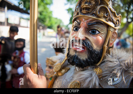 Masked Moriones man Stock Photo