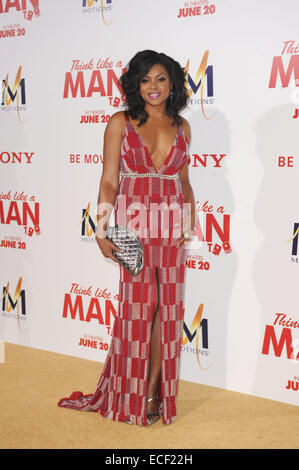 'Think Like A Man Too' Los Angeles premiere at the TCL Chinese Theater in Hollywood - Arrivals  Featuring: Taraji P. Henson Where: Los Angeles, California, United States When: 10 Jun 2014 Stock Photo