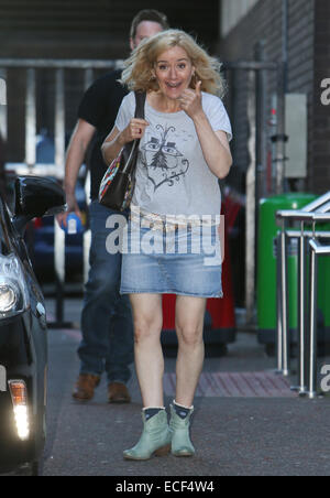 Sophie Thompson outside ITV Studios  Featuring: Sophie Thompson Where: London, United Kingdom When: 10 Jun 2014 Stock Photo