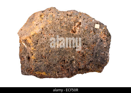 Bog iron (composed of mineral goethite) Stock Photo