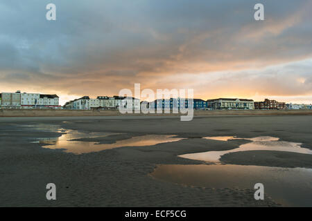 Blackpool, Lancashire, UK. 13th December, 2014. UK weather. 13th December 2014; A cold morning in Blackpool with the occasional light shower . Credit: Gary Telford/Alamy live news Stock Photo