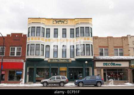 USA, Wyoming, Cheyenne, Atlas Theatre on Lincolnway Stock Photo - Alamy