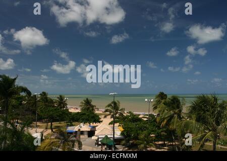 View of Cabo Branco Beach, in João Pessoa, State of Paraíba, Brazil. Stock Photo