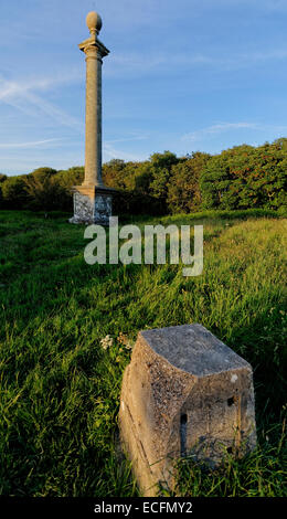 Hoy Monument, St Catherine's Down, Chale, Isle of Wight, UK Stock Photo ...