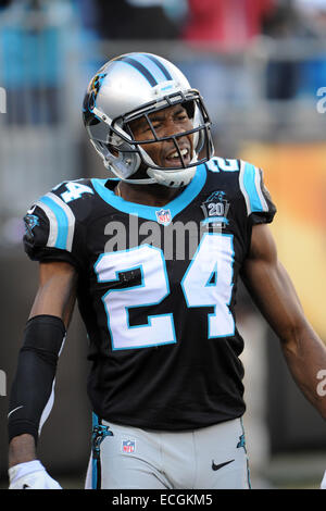 America Stadium, Charlotte, NC, USA. 14th Dec, 2014. Carolina Panthers cornerback Josh Norman #24 during NFL football game between the Tampa Bay Buccaneers and the Carolina Panthers at Bank of America Stadium, Charlotte, NC. Credit:  csm/Alamy Live News Stock Photo