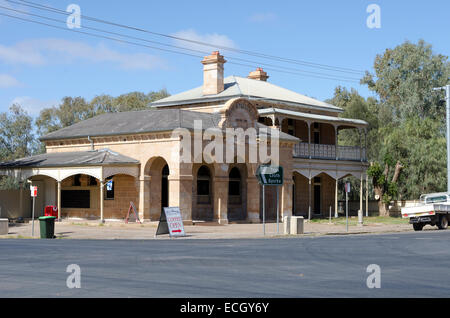 Old Post Office, now a cafe, Wilcannia, New South Wales, Australia Stock Photo