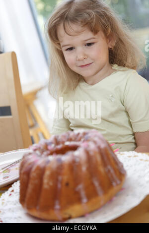 girl's birthday Stock Photo